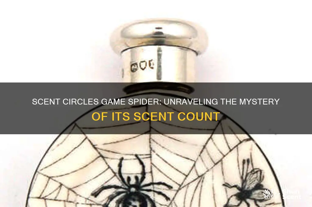 how many scent circles game spider