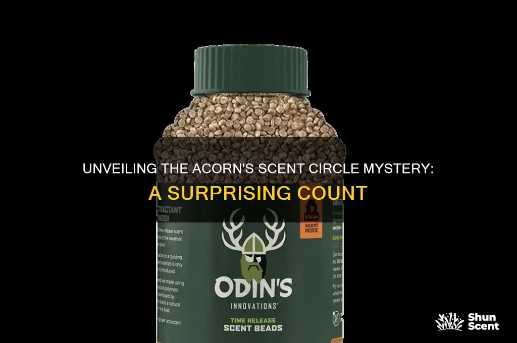 how many scent circles make up the acorn