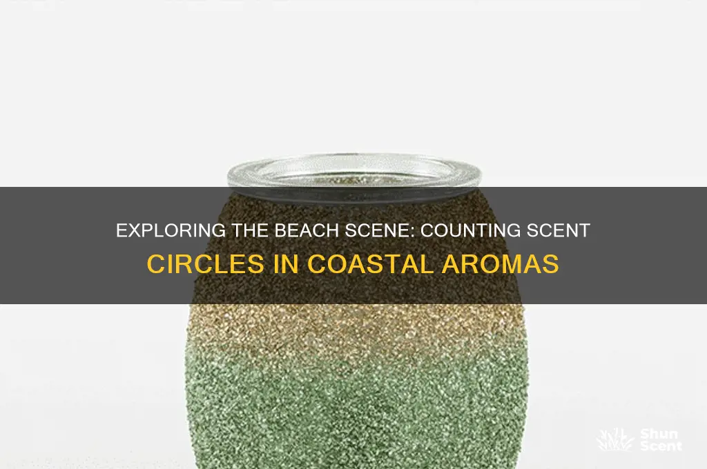 how many scent circles make up the beach scene