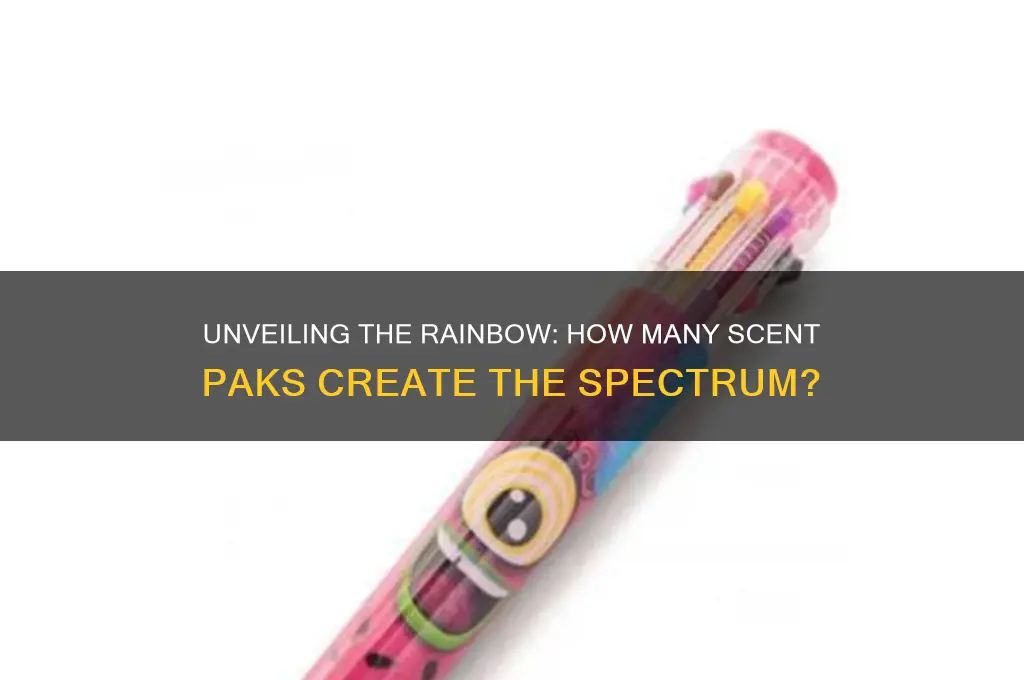 how many scent paks make the rainbow