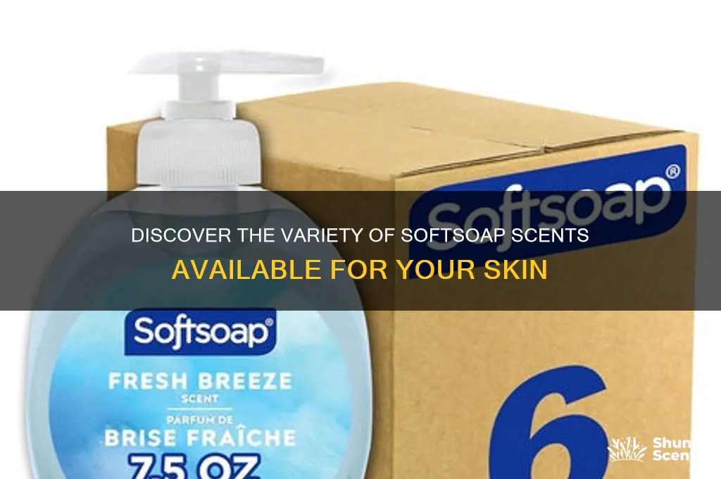 how many softsoap scents