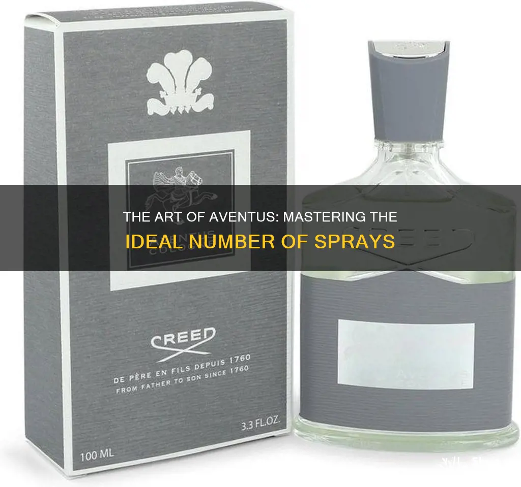 how many sprays of aventus cologne