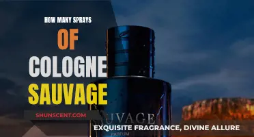 The Perfect Number of Sprays for Sauvage Cologne