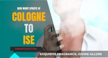 The Perfect Amount of Cologne Sprays for Men