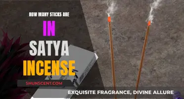 The Fragrance of Satya Incense: Counting Sticks