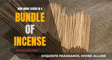 Incense Sticks: How Many in a Bundle?