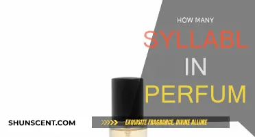 The Sweet Fragrance of Syllables in Perfume