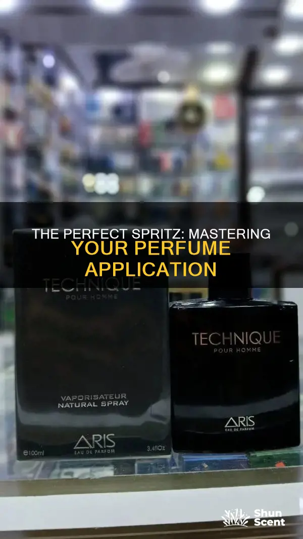 how many times do i spray perfume