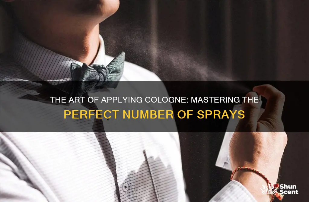 how many times do you spray cologne