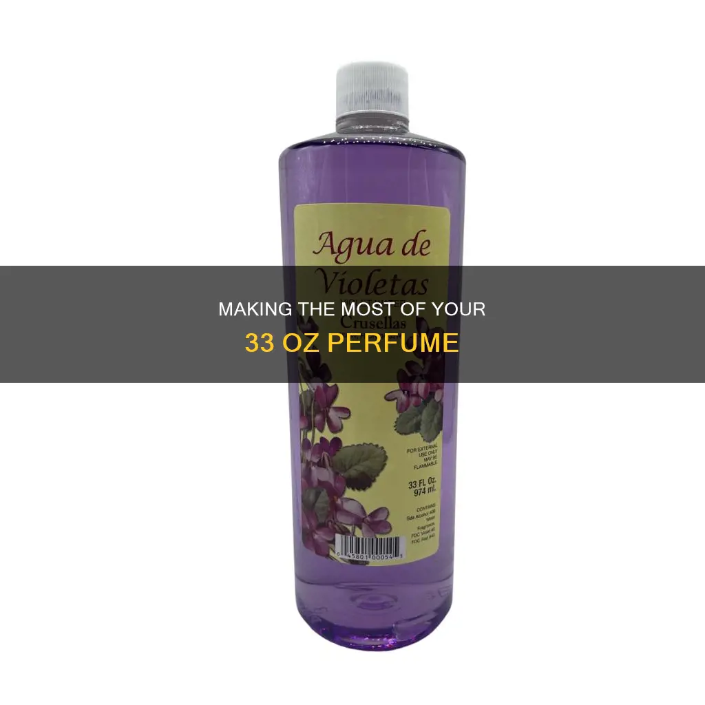 how many use out of 33 oz perfume