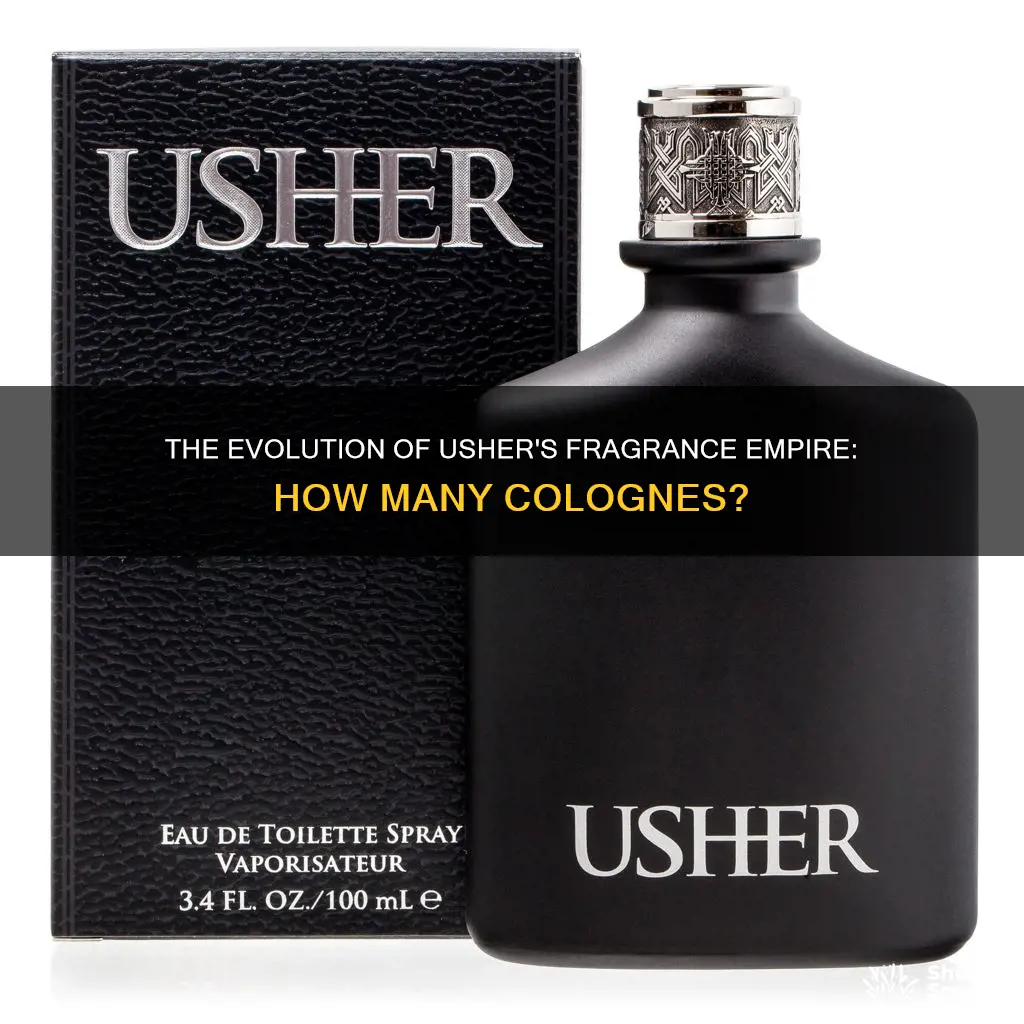 how many usher colognes are there