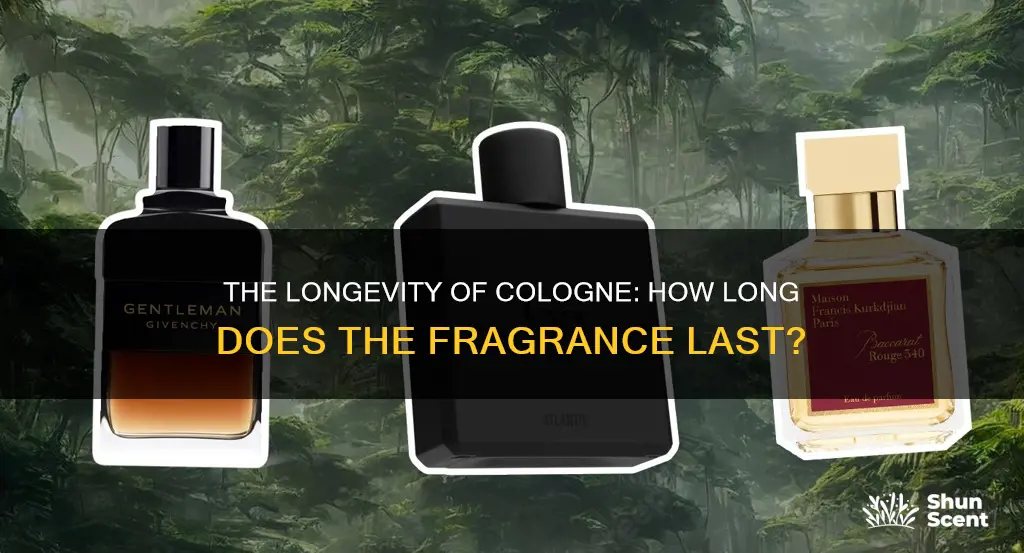 how many years does cologne last