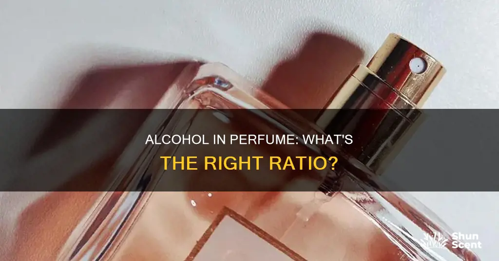 how much alcohol in perfume
