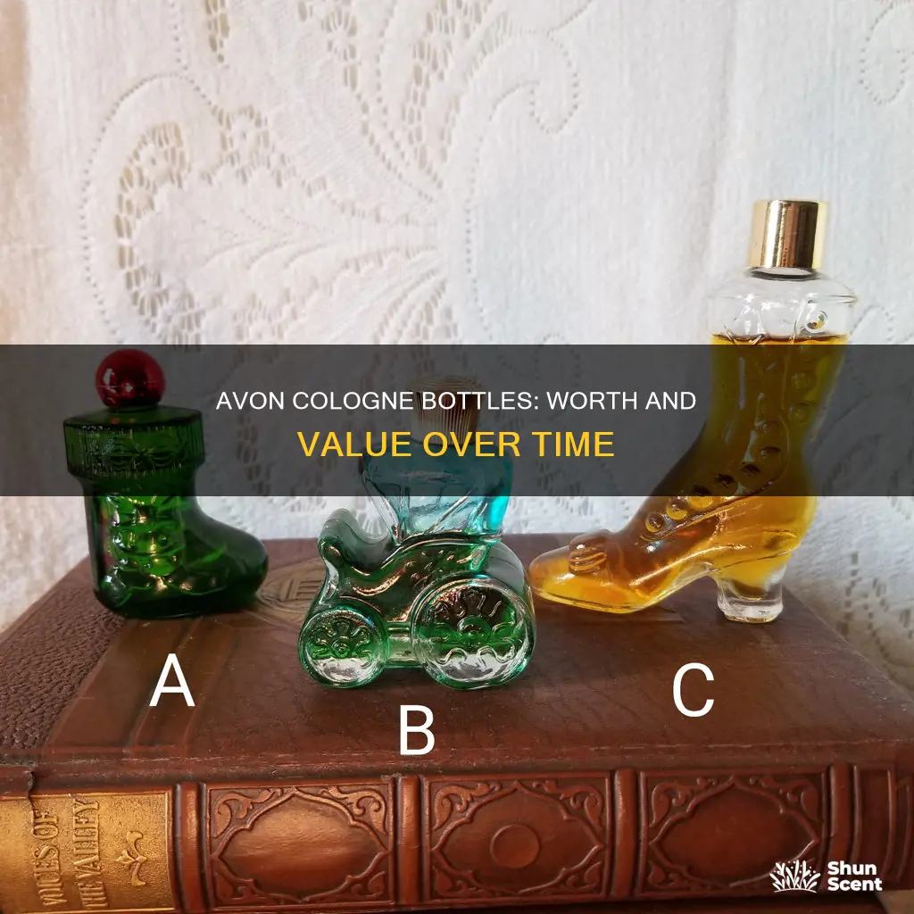 how much are avon cologne bottles worth