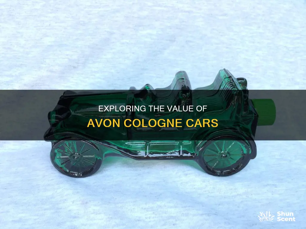 how much are avon cologne cars worth