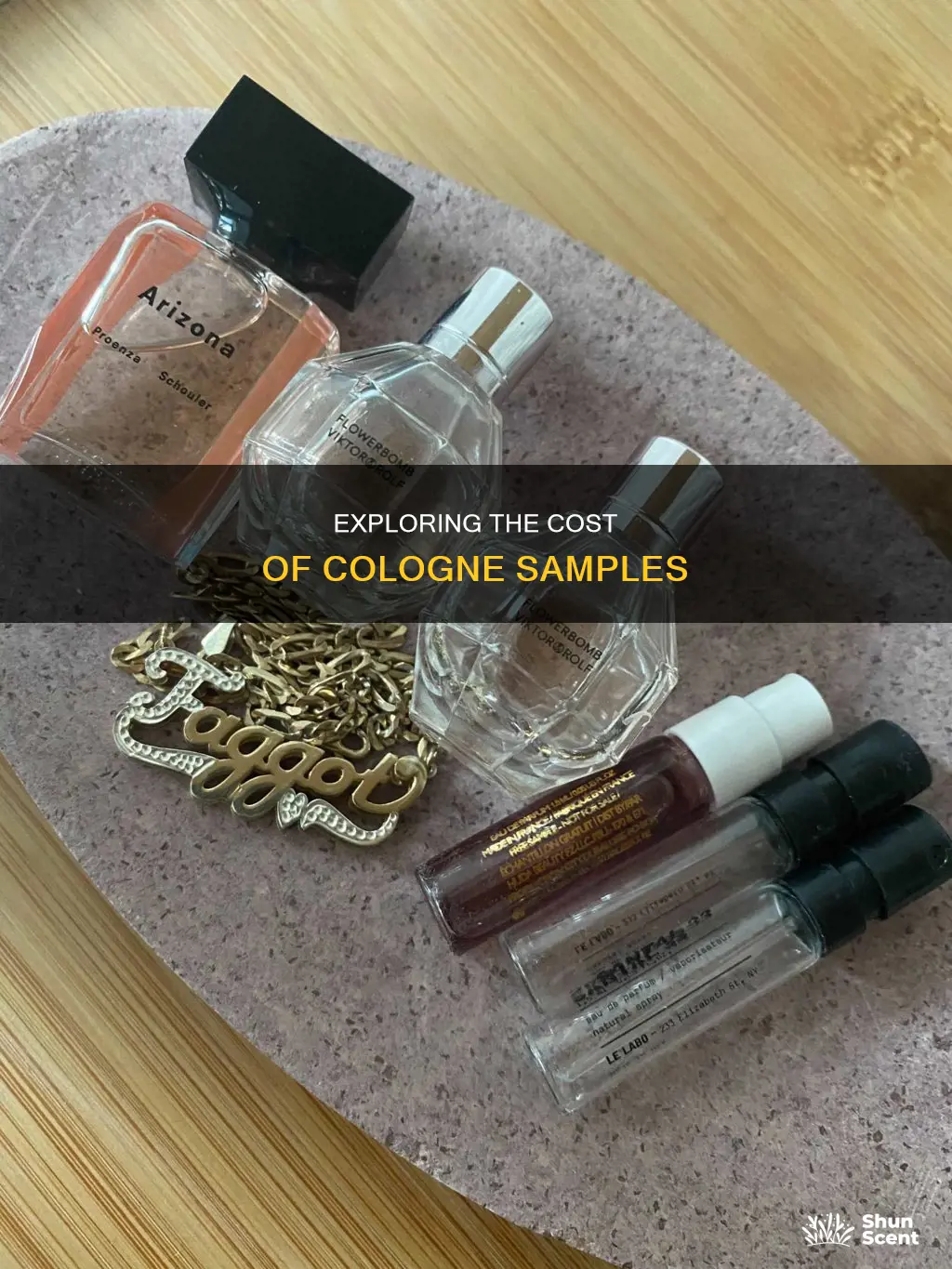 how much are cologne samples