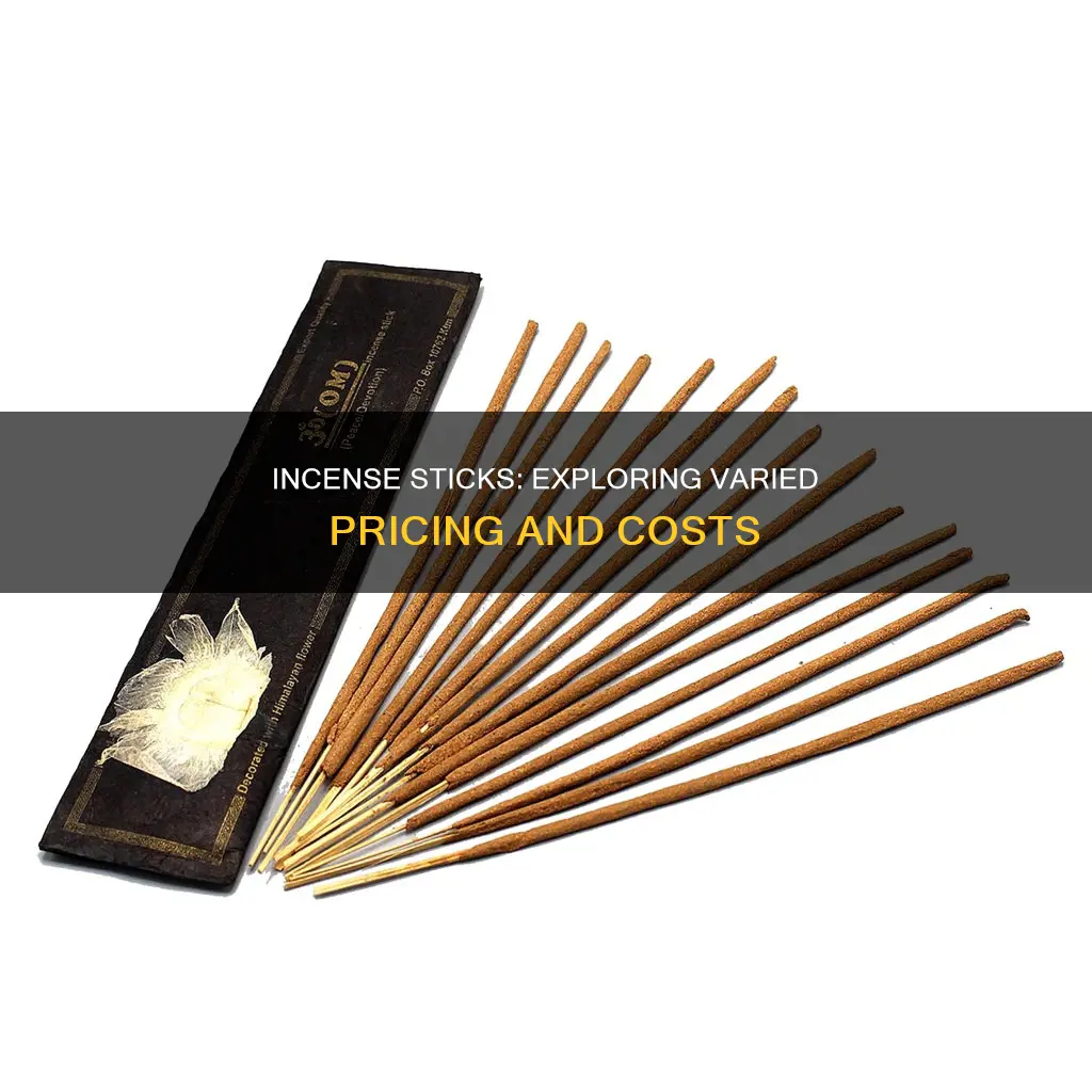 how much are incense sticks