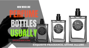 The Cost of Perfume Bottles: How Much Do They Usually Cost?