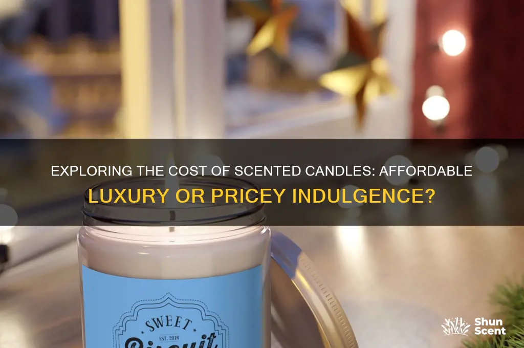 how much are scented candles