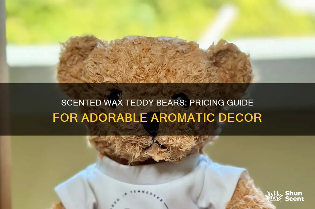 how much are scented wax teddy bears