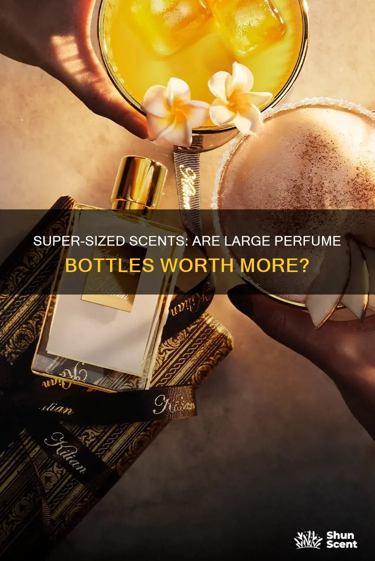 how much are super large perfume bottles worth