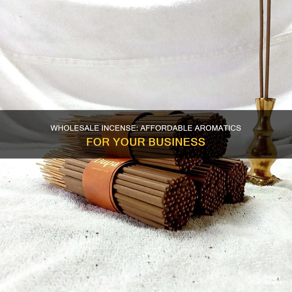 how much are wholesale incense