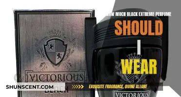 Black Extreme Perfume: How Much to Wear?