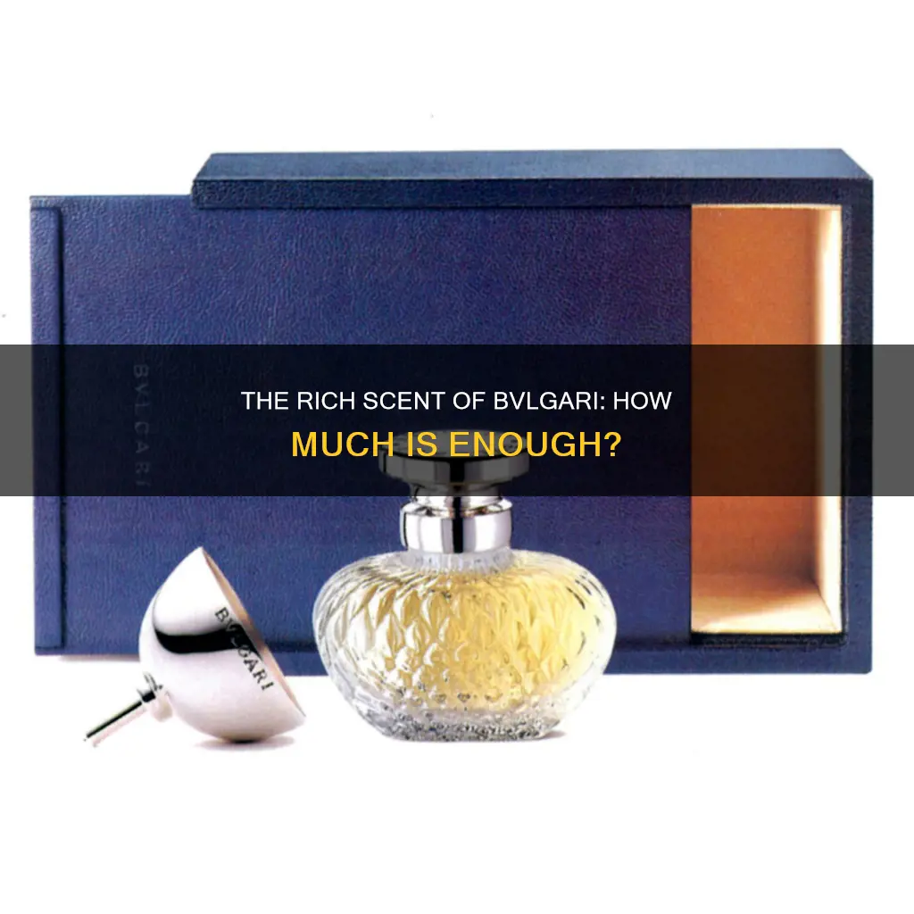 how much bvlgari perfume