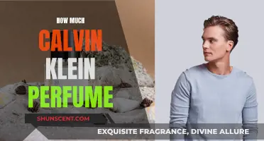 Calvin Klein Perfumes: How Much to Apply?
