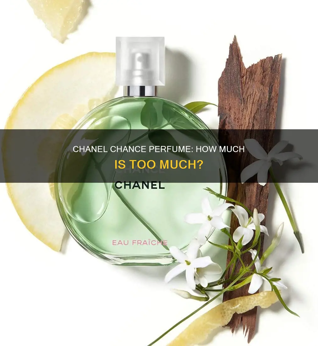 how much chanel chance perfume