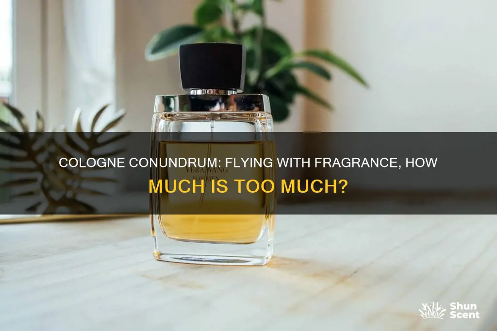 how much cologne allowed on plane