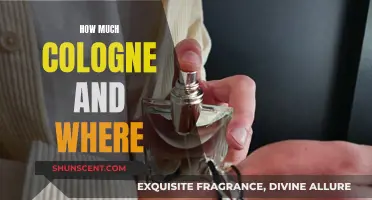 The Art of Applying Cologne: Quantity and Placement