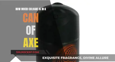 Exploring the Cologne Content in a Can of Axe