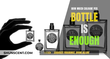 The Perfect Cologne Bottle: How Much Is Enough?