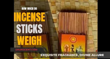 Weighing Incense Sticks: How Much Do They Weigh?