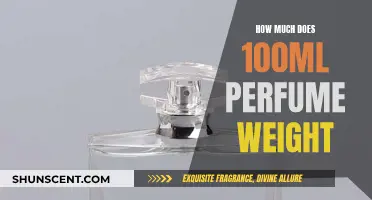 Weighing Fragrance: 100ml of Perfume Weighs How Much?
