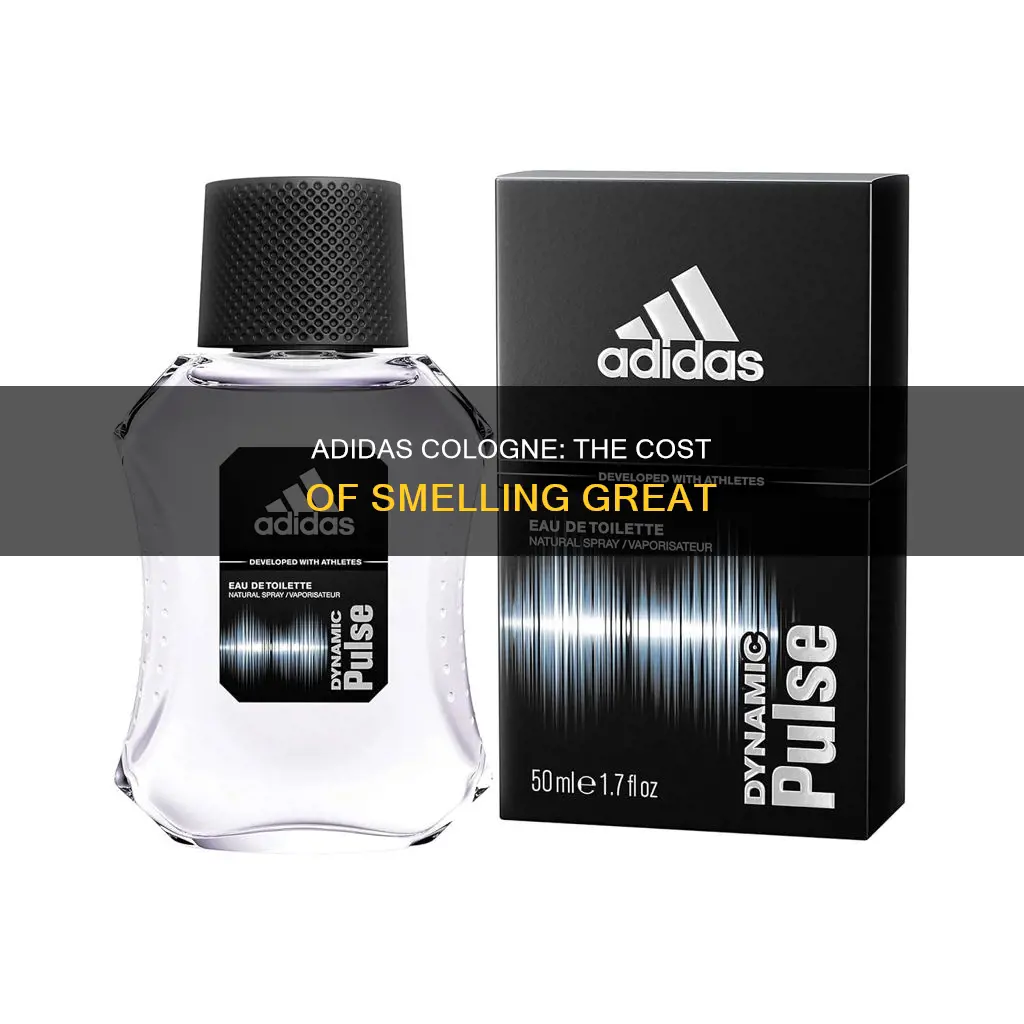 how much does adidas cologne cost