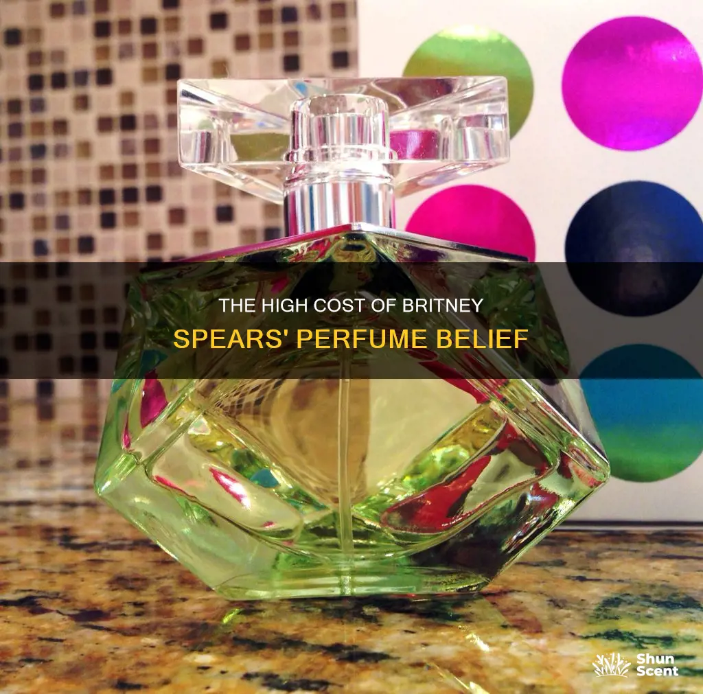 how much does britney spears believe perfume cost