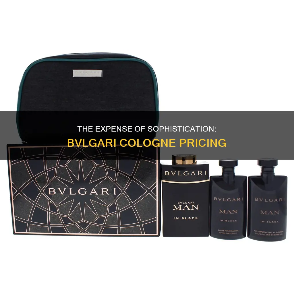 how much does bvlgari cologne cost