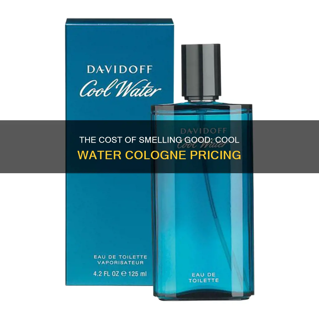 how much does cool water cologne cost