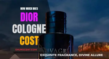 The Cost of Smelling Good: Dior Cologne Pricing