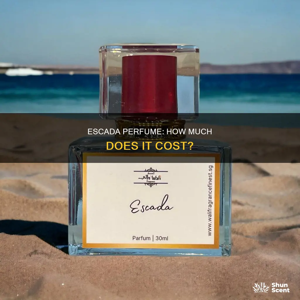 how much does escada perfume cost