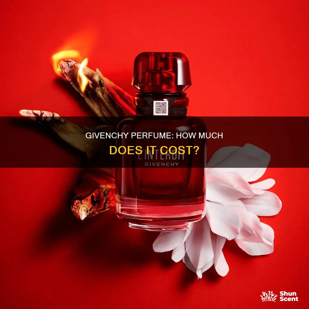 how much does givenchy perfume cost