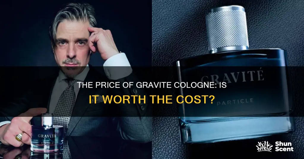 how much does gravite cologne cost