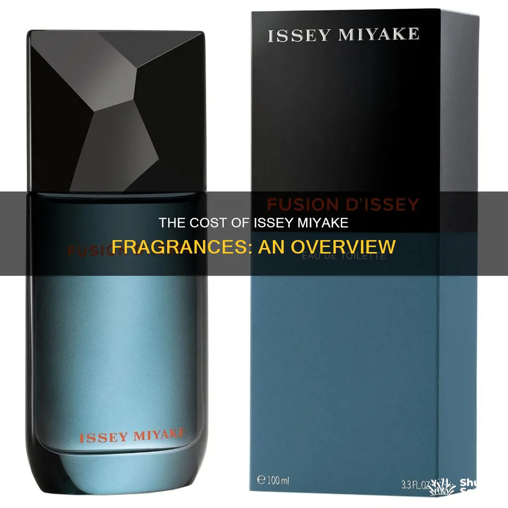 how much does issey miyake cologne cost