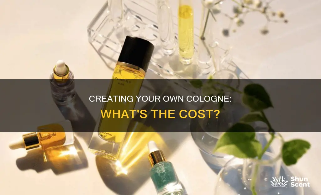 how much does it cost to create your own cologne