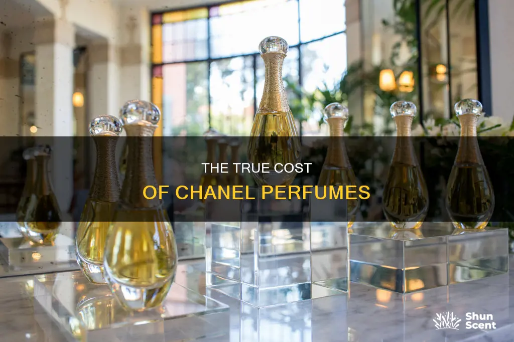 how much does it cost to make chanel perfume
