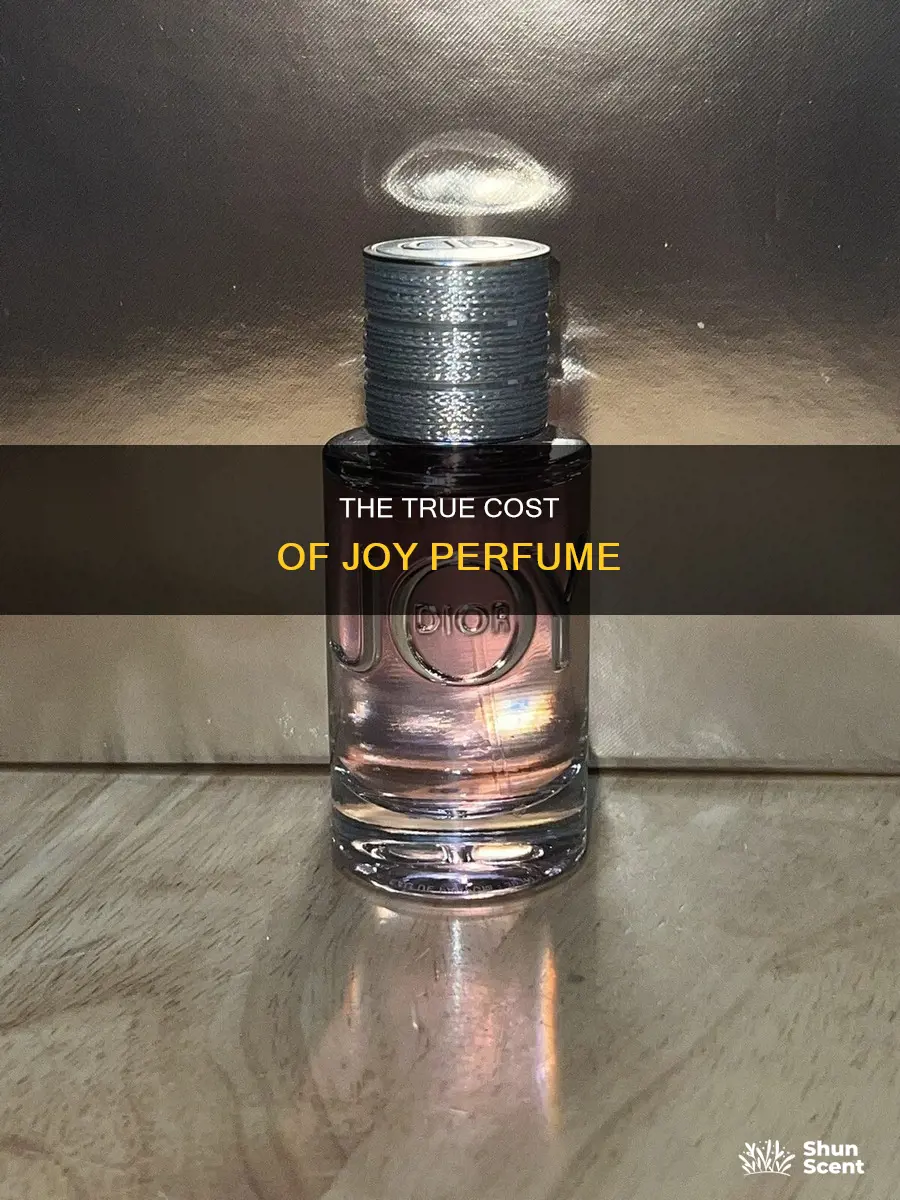 how much does joy perfume cost