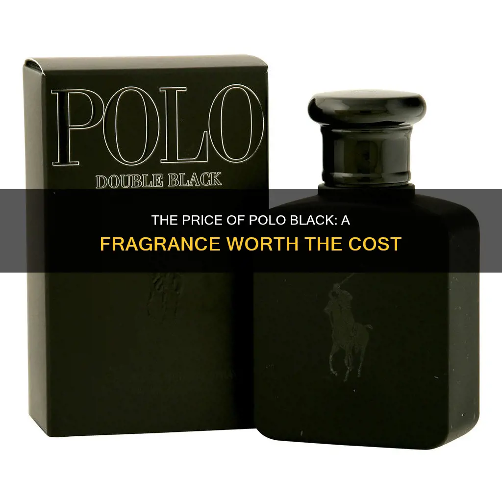 how much does polo black cologne cost