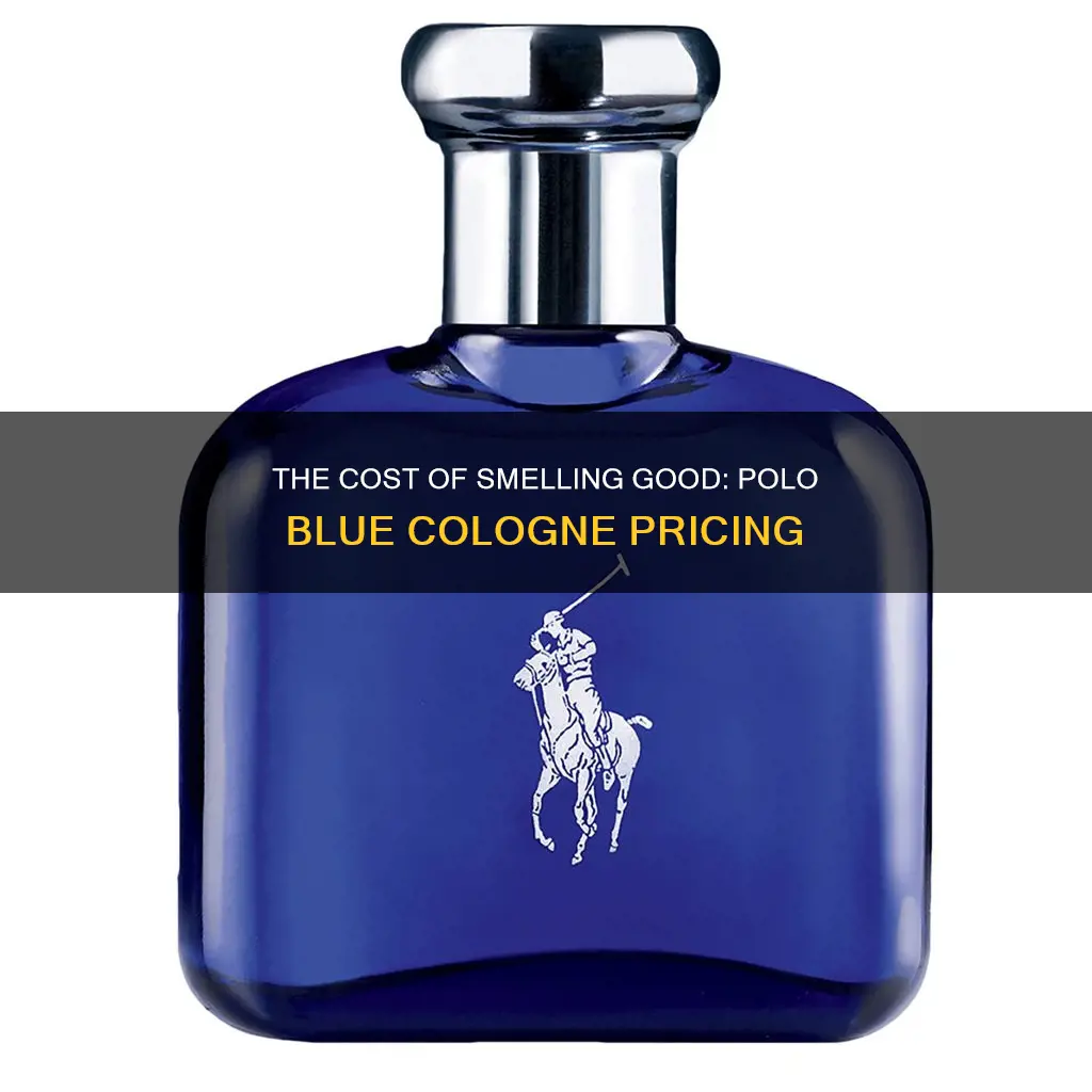 how much does polo blue cologne cost